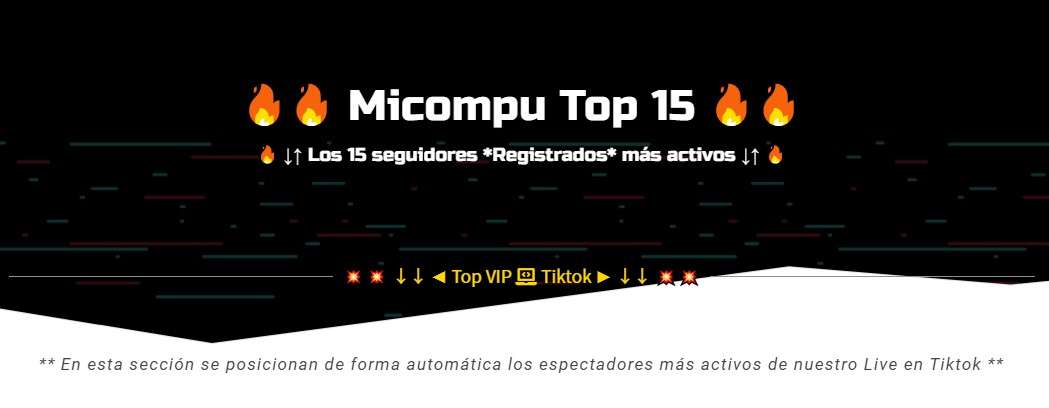 Micompu TOP 15 en Tiktok