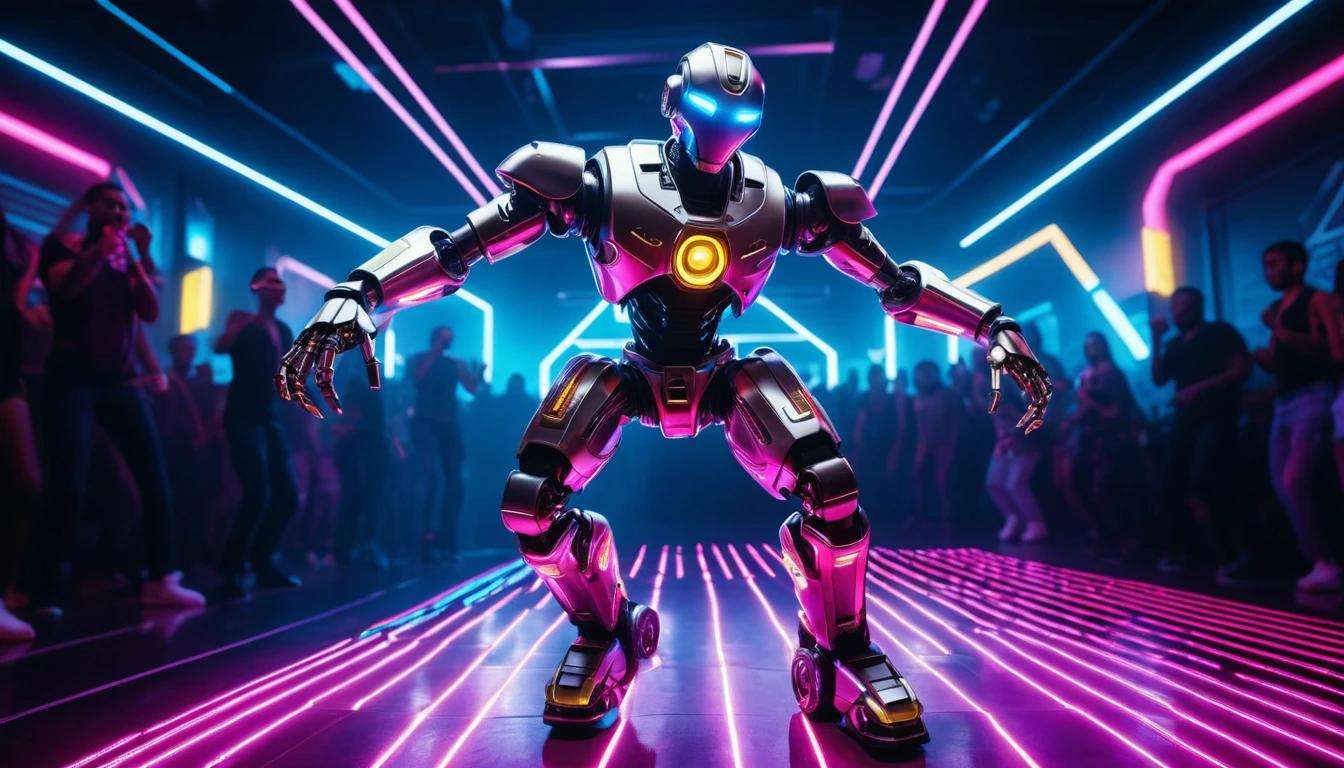 Creación de videos con IA: Un robot bailando reggaetón